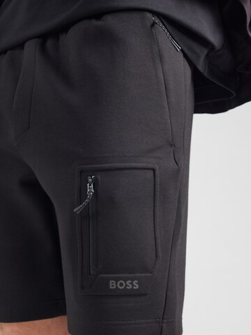 BOSS Regular Broek in Zwart