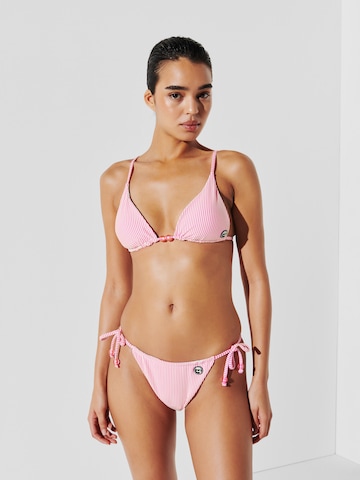 Triangolo Top per bikini di Karl Lagerfeld in bianco: frontale