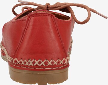 COSMOS COMFORT Lace-Up Shoes in Red