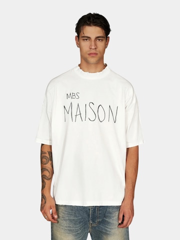 Maglietta 'Blanche VOX T-shirt - T17580' di Made By Society in bianco: frontale