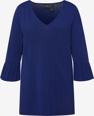 Pull-over Ulla Popken en bleu : devant