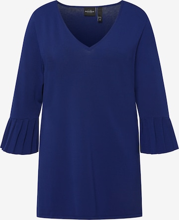 Pull-over Ulla Popken en bleu : devant