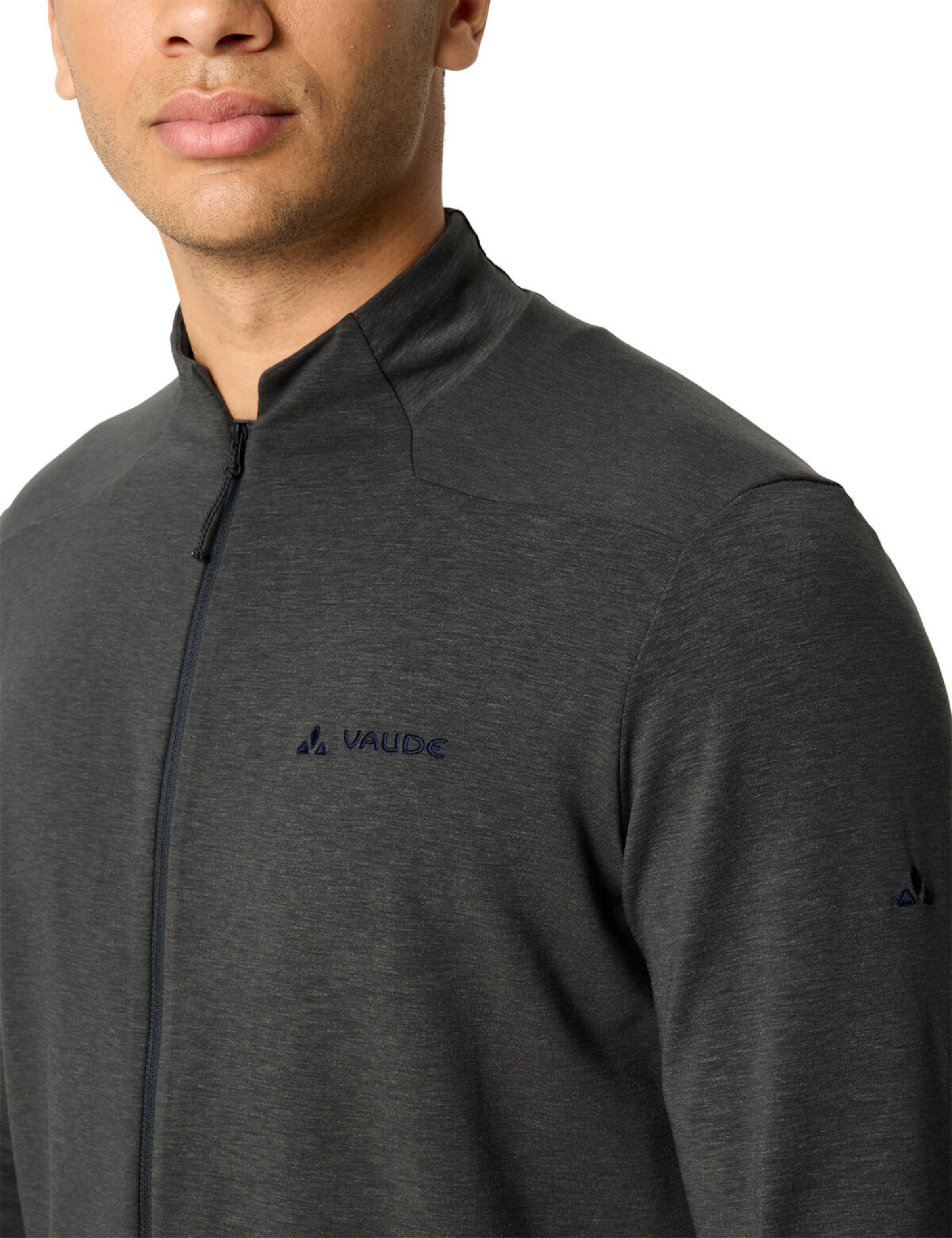 VAUDE Gebreid sportvest 'Wintry' in Grijs