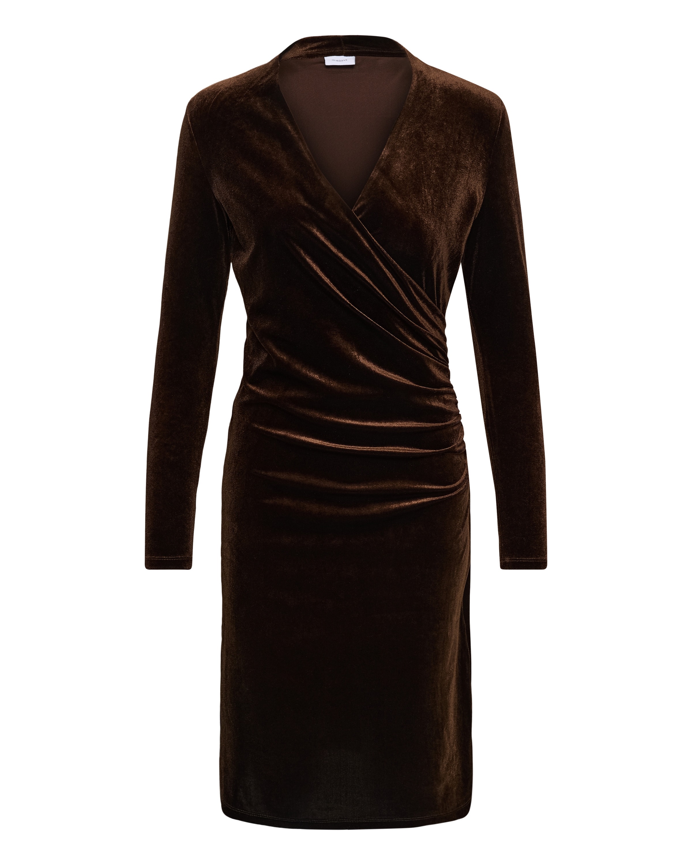 Robe SAINT TROPEZ en marron : devant