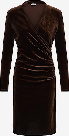 SAINT TROPEZ Jurk in Bruin: voorkant