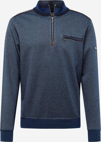 bugatti Sweatshirt in Blauw: voorkant