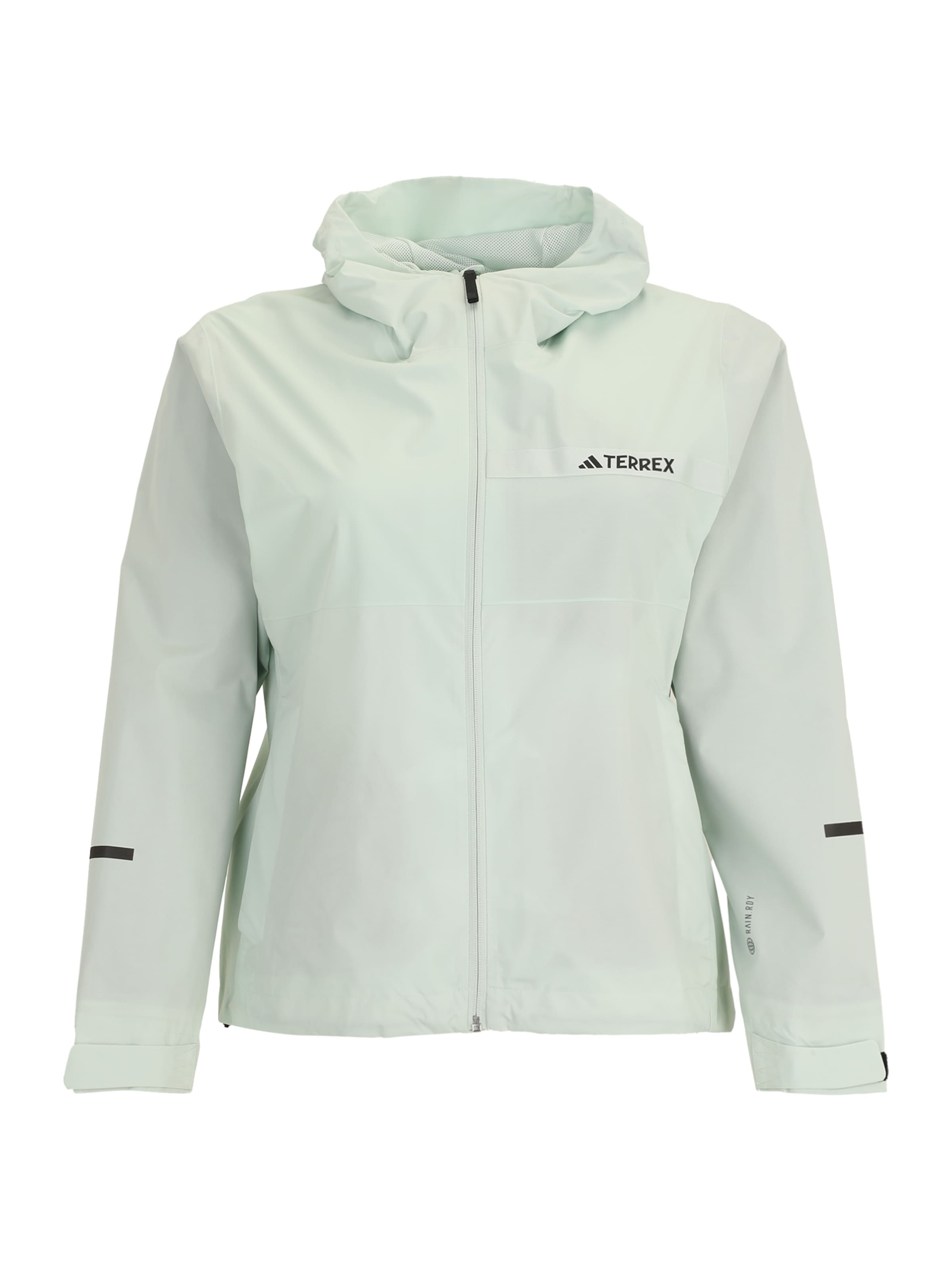 ADIDAS TERREX Μπουφάν πεζοπορίας σε πράσινο: μπροστά