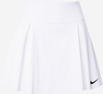 NIKE Athletic Skorts in White: front