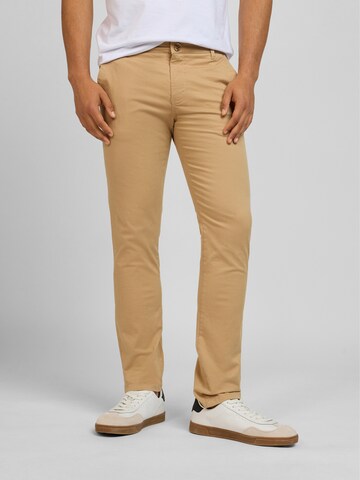 WOTEGA Slimfit Hose 'Glenn' in Beige: Vorderseite