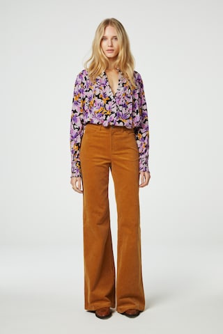 Fabienne Chapot Flared Pants in Brown