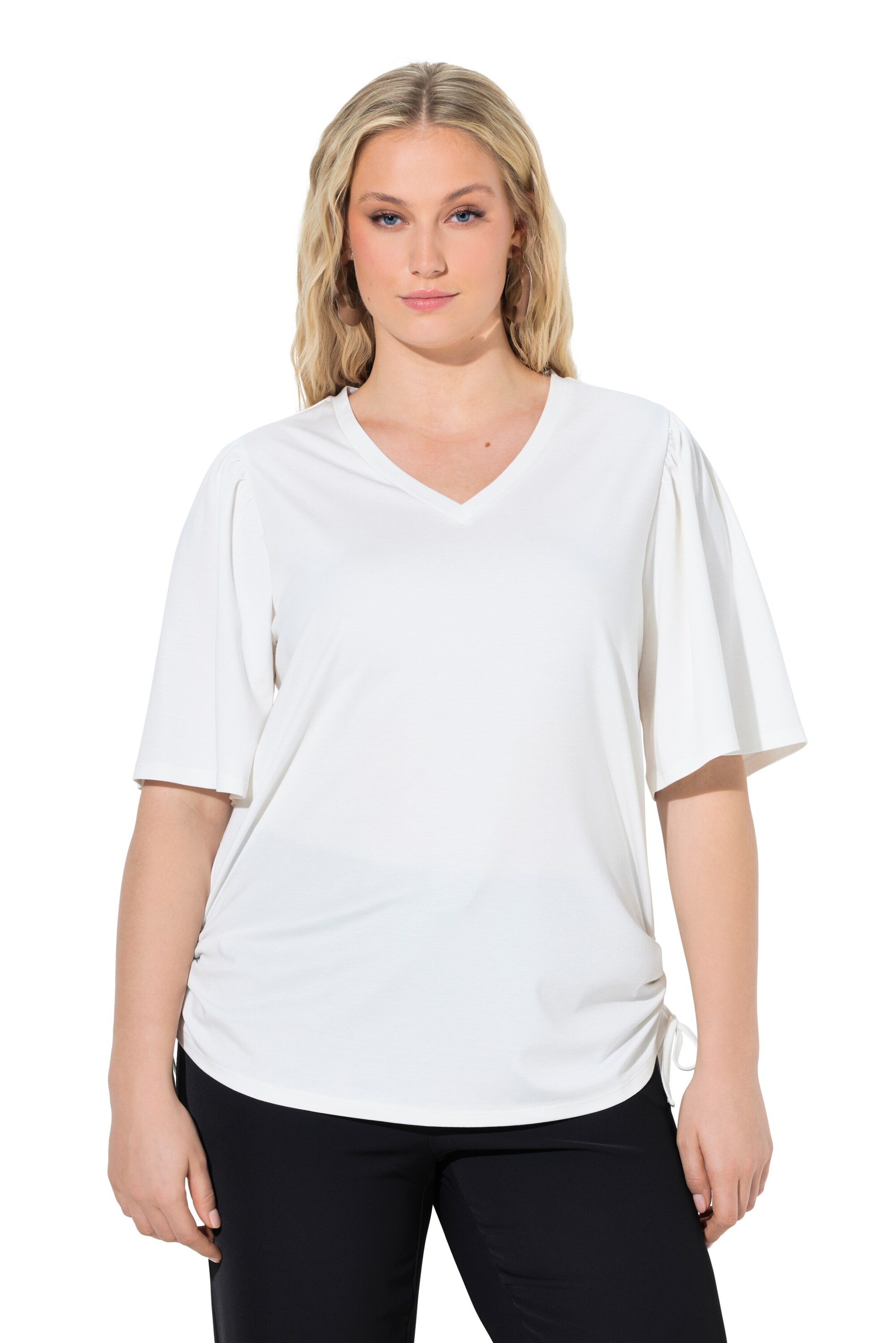 Ulla Popken Shirt in White: front