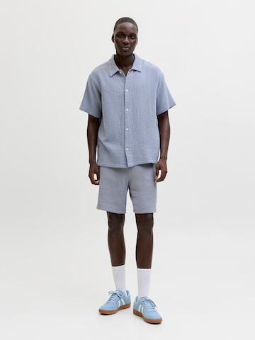 JACK & JONES Loosefit Nadrág 'JPSTJAIDEN PATRAS' - kék