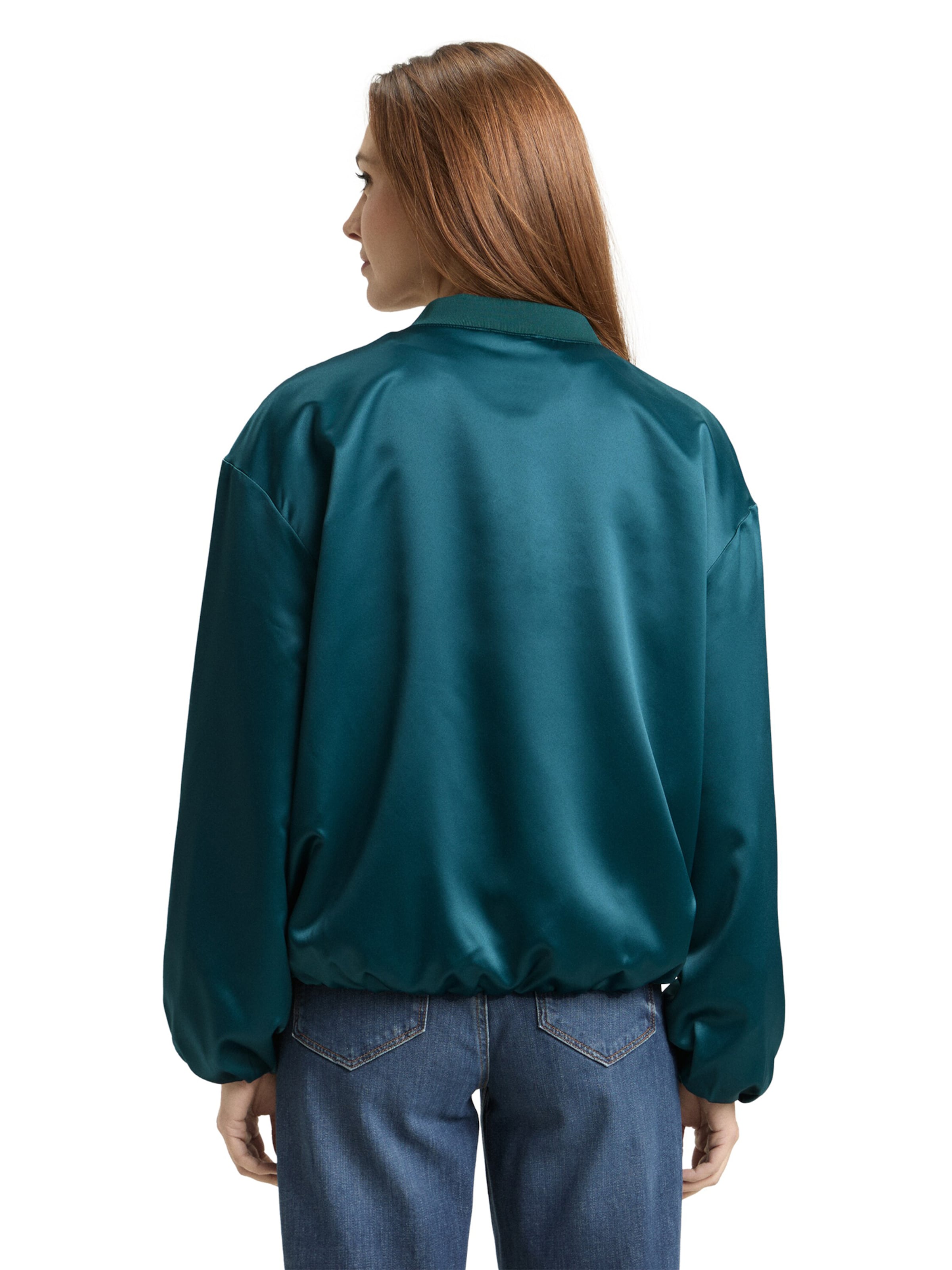 TOM TAILOR Between-Season Jacket in Green