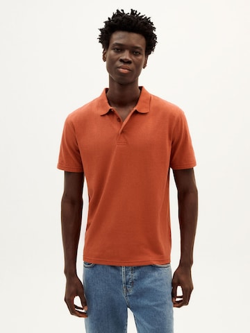 Thinking MU Shirt ' Hemp' in Orange: front