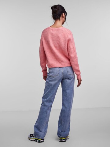 PIECES Knit cardigan 'Ellen' in Pink