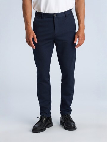 Lindbergh Slimfit Broek in Blauw