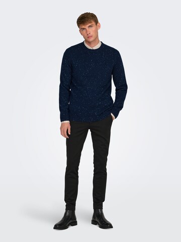 Only & Sons Свитер 'ONSRICKY' в Синий