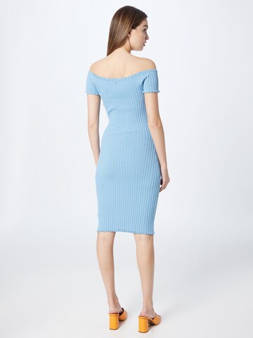 GUESS Knitted dress 'NADINE' in Blue