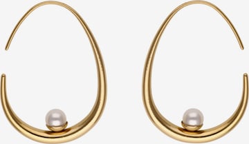 Gaya Earrings in Gold: front