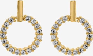 Boucles d'oreilles 'Cora' Heideman en or : devant