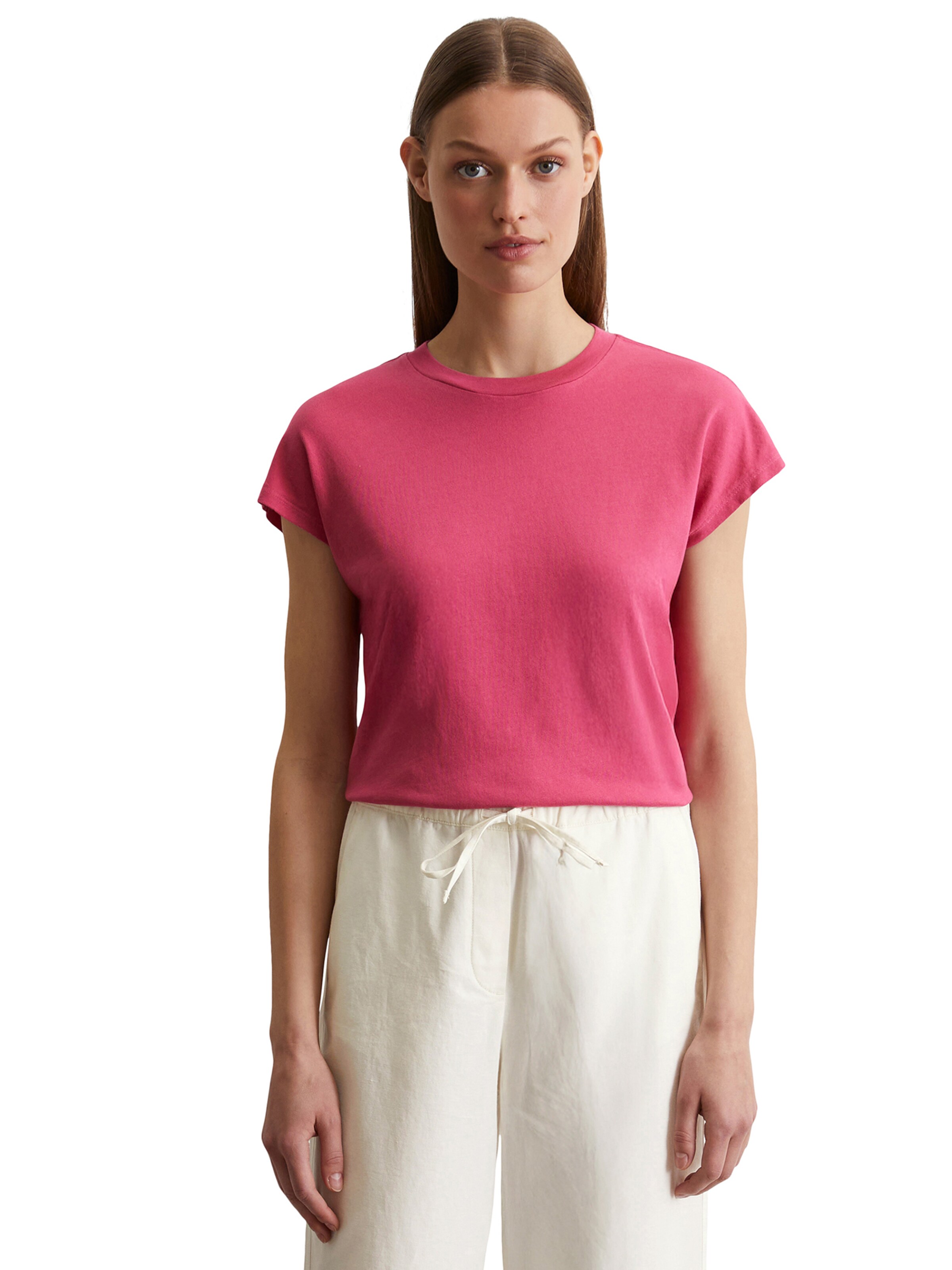 T-shirt Marc O'Polo en rose : devant