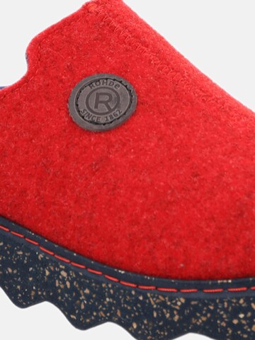 ROHDE Clogs 'Foggia-D' in Rood