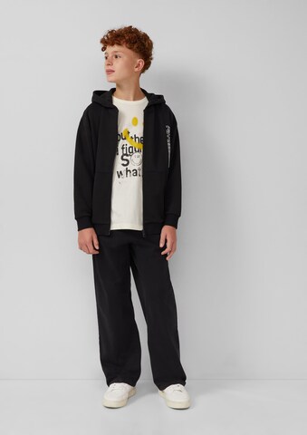 s.Oliver Wide leg Broek in Zwart
