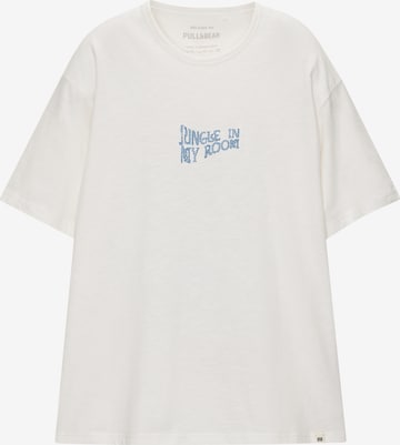 Pull&Bear T-Shirt in Weiß: predná strana