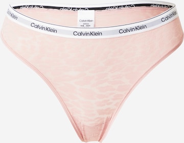 String Calvin Klein Underwear en rose : devant