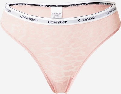 Calvin Klein Underwear Stringu biksītes, krāsa - pūderis / melns / gandrīz balts, Preces skats