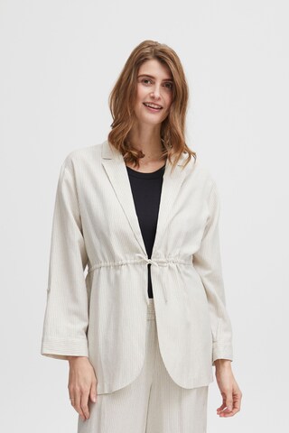 Fransa Between-Season Jacket 'lin Ja 1' in Beige: front