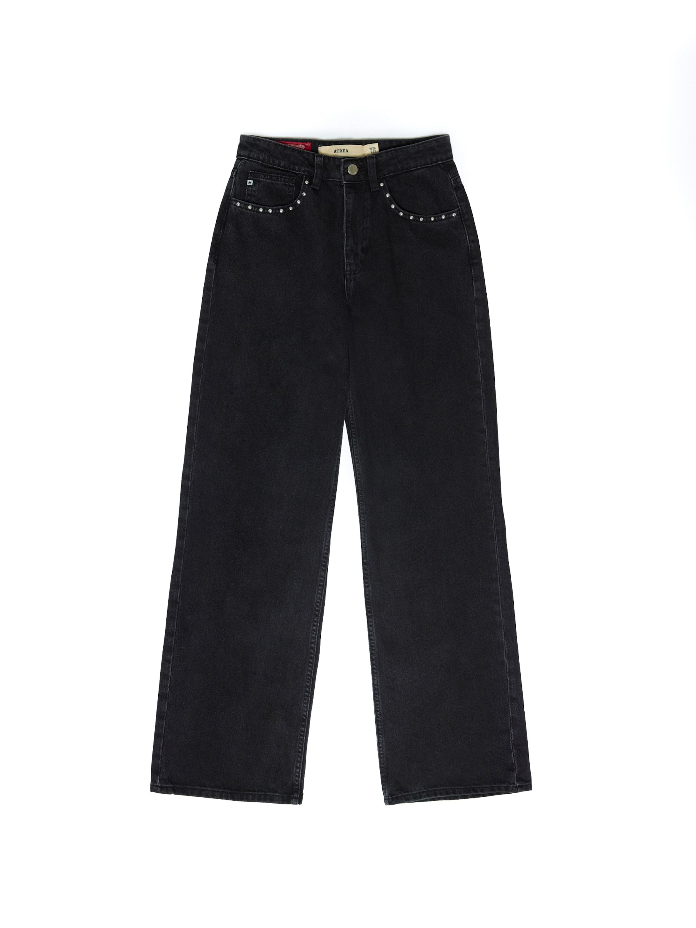 BIG STAR Loosefit Jeans 'Atrea' in Schwarz: Vorderseite