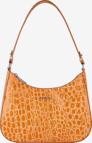 Roeckl Tasche 'CLEO SCHULTERTASCHE CROCO SMALL' in Orange: Vorderseite