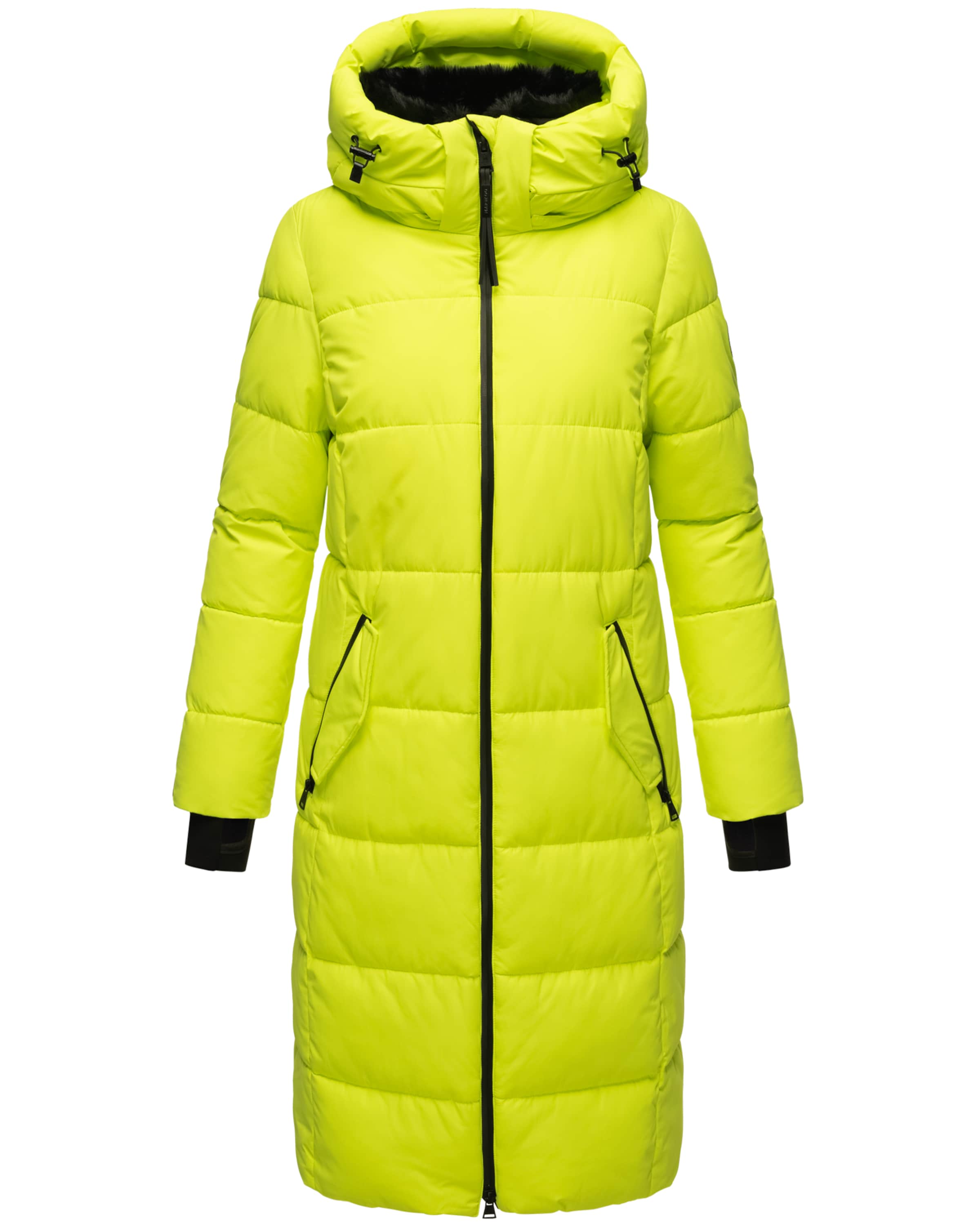 MARIKOO Winter coat 'Zuraraa XVI' in Green: front
