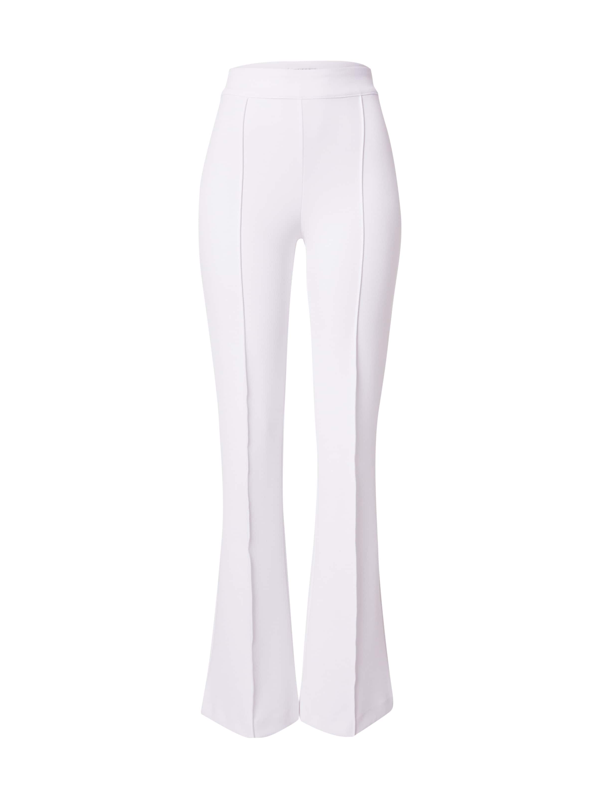 GUESS - Flared Calças 'EVELINA' em branco: frente