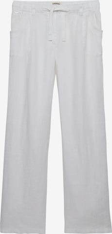 Baggy Pantalon Superdry & Co en blanc : devant