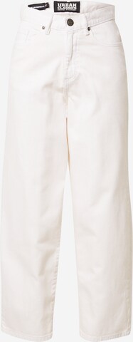 Urban Classics Wide Leg Jeans in Weiß: predná strana