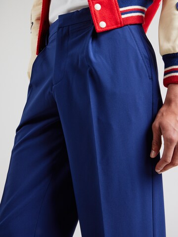 JACK & JONES Обычный Плиссированные брюки 'BUSHWICK HARRY' в Синий