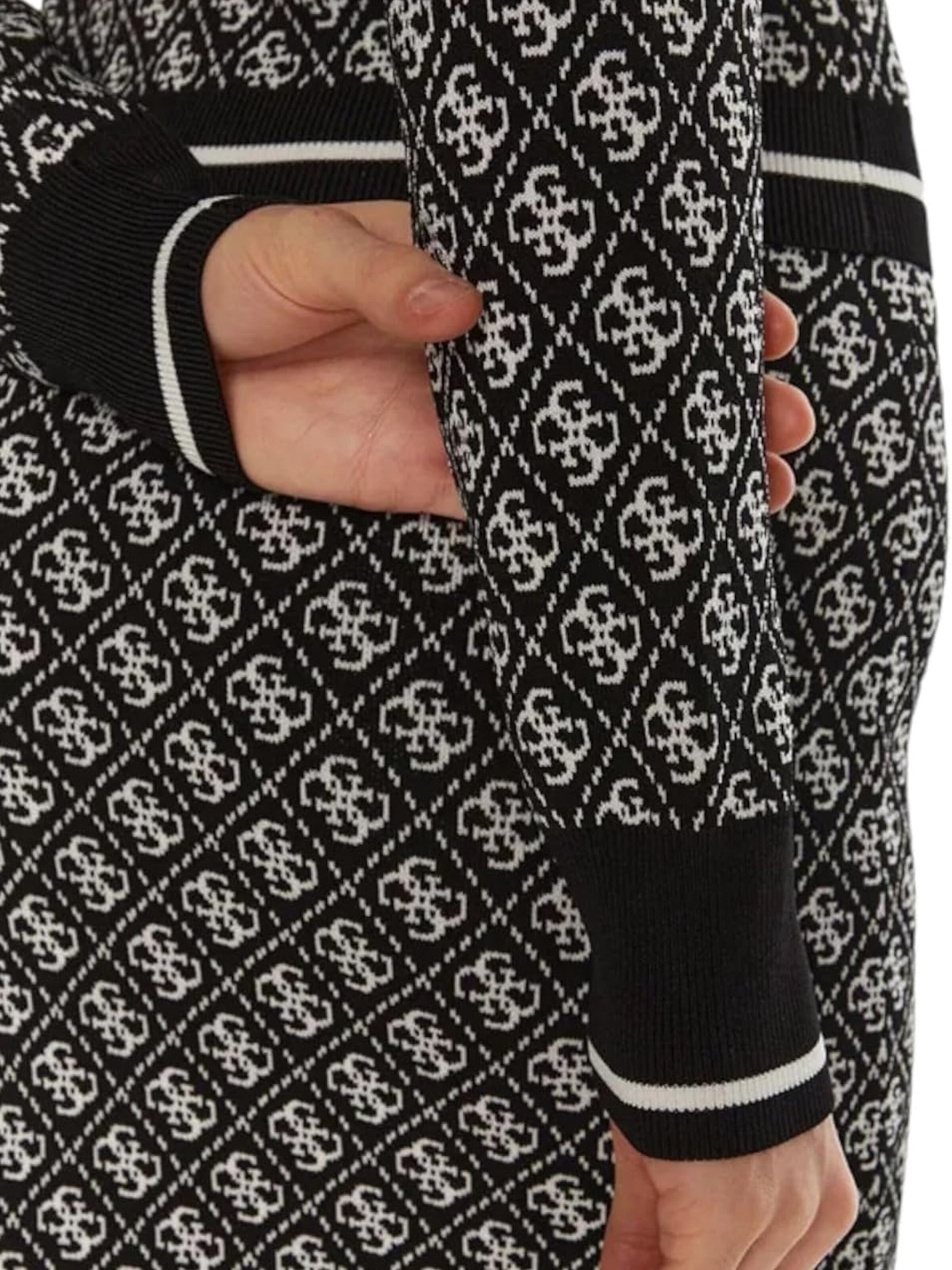 GUESS Pullover 'LISE' in Schwarz