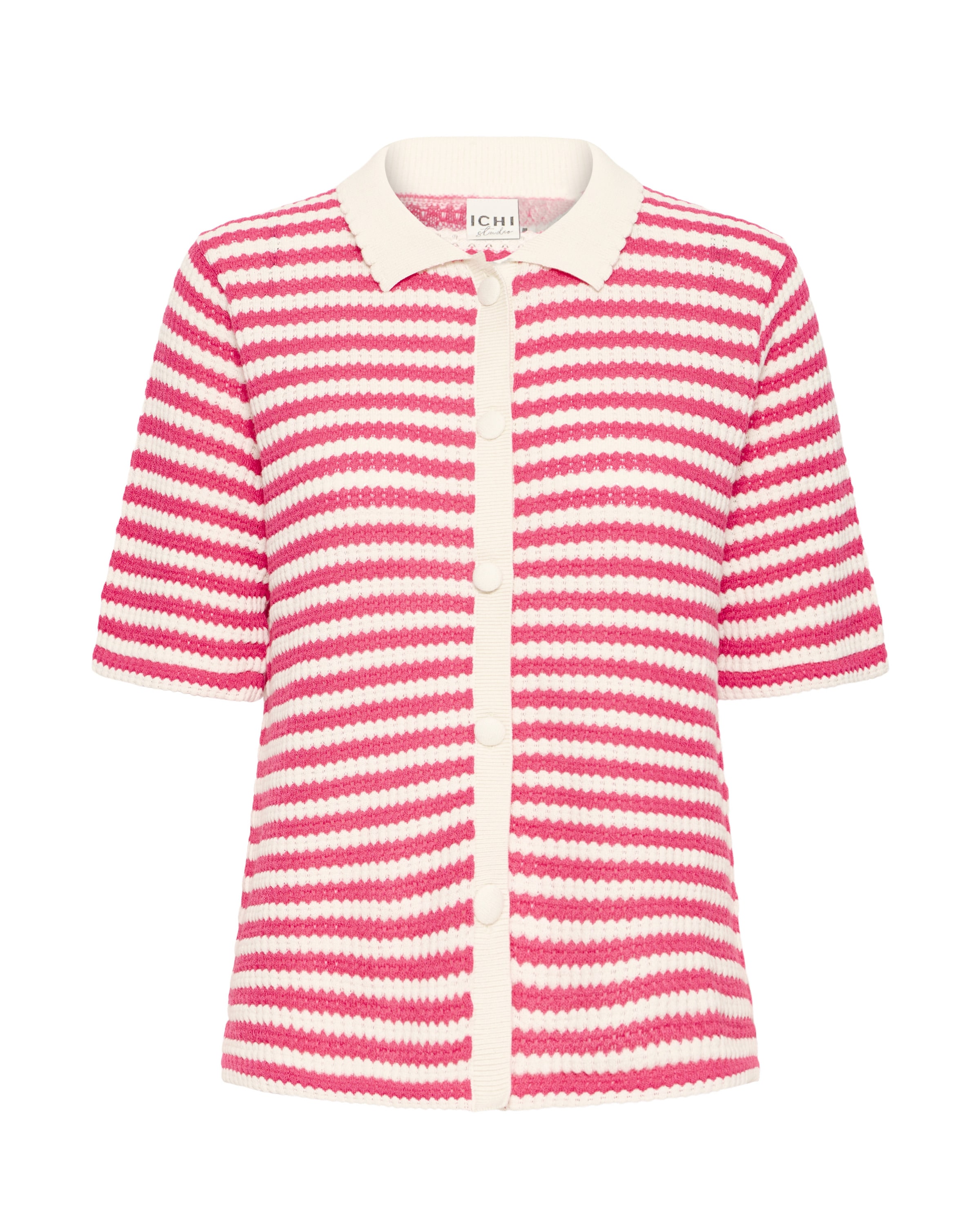 ICHI Cardigan 'IHLORIANNA SS2' i beige / pink, Produktvisning