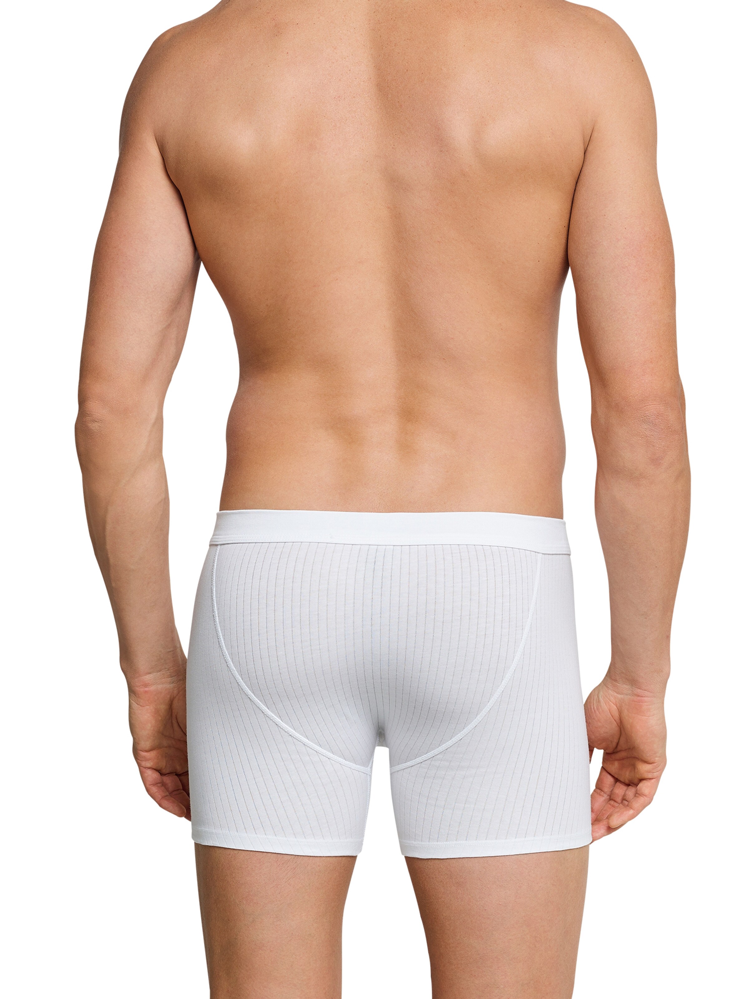 SCHIESSER Boxershorts 'Authentic' in Weiß