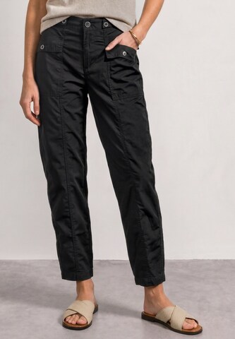 STREET ONE Regular Pants in Black