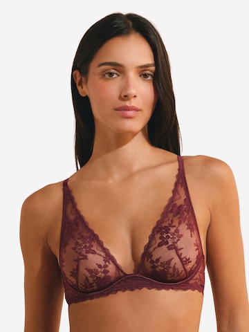 Triangolo Reggiseno 'Heritage' di ETAM in rosso: frontale