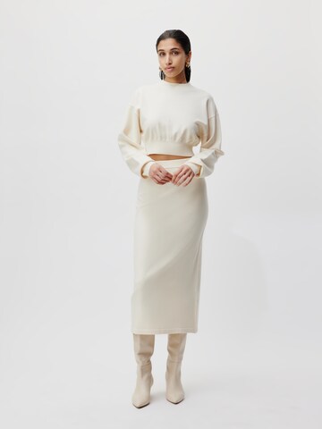 LeGer by Lena Gercke Sweater 'Hilde' in White
