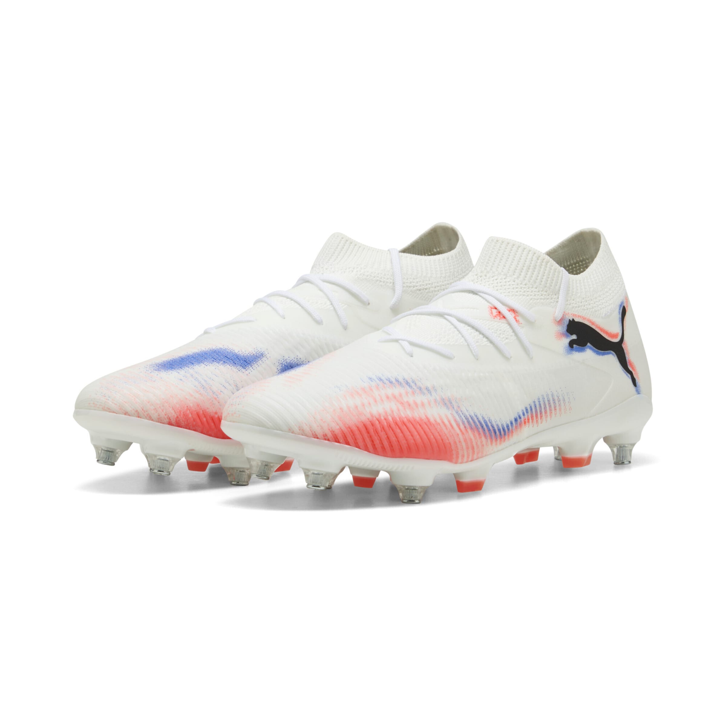 Chaussure de foot 'Future 8 Match' PUMA en blanc