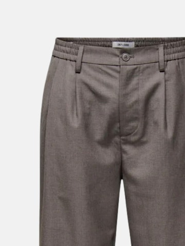 Only & Sons Regular Pants 'ONSGENOVA' in Grey