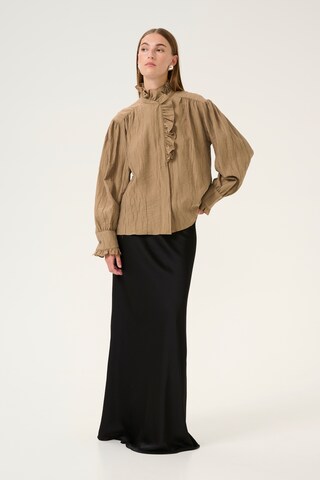KAREN BY SIMONSEN Bluse 'Trace ' i beige