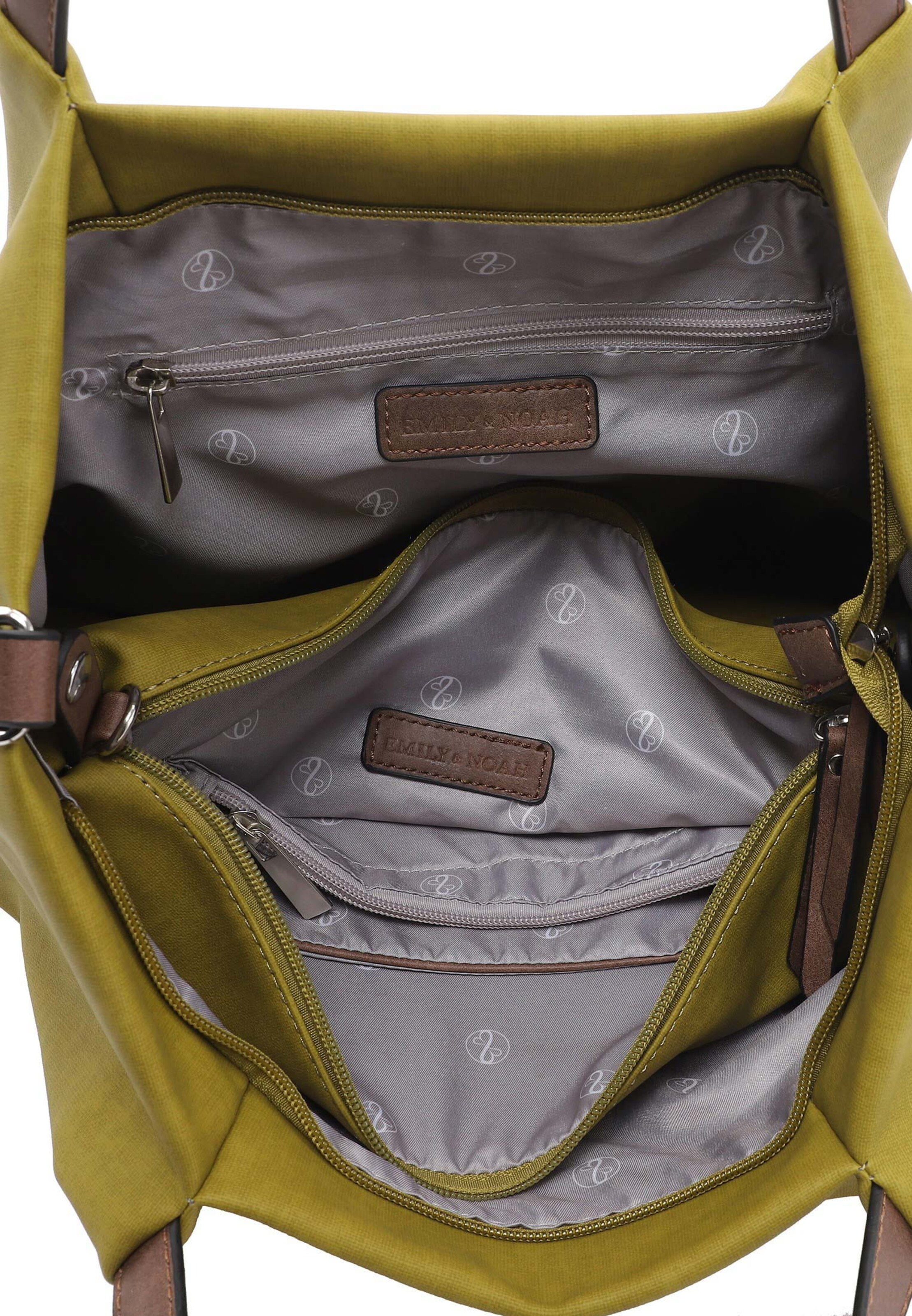 Frauen Taschen & Rucksäcke Emily & Noah Shopper 'Elke' in Oliv - RD59261 Frauen Taschen & Rucksäcke Emily & Noah Shopper 'Elke' in Oliv - RD59261