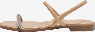ONLY Remienkové sandále 'MILAN' - svetlohnedá / strieborná, Produkt