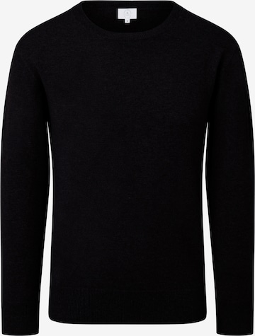 Pull-over CASH-MERE.CH en noir : devant